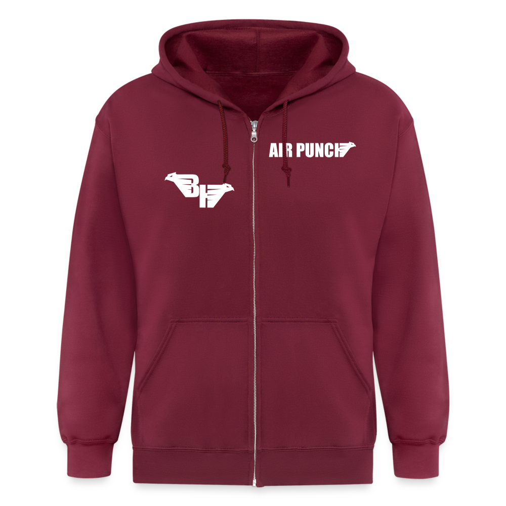 VESTE epaisse - maroon