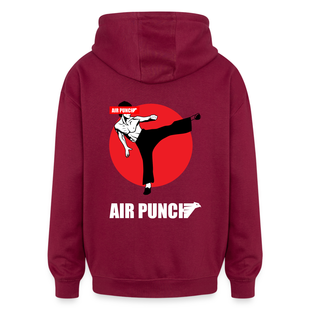 SWEAT OVERSIZE LEE PUNCH - bordeaux