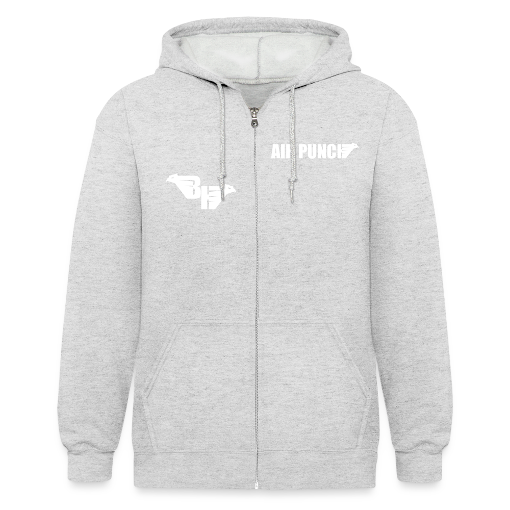 VESTE epaisse - blanc chiné