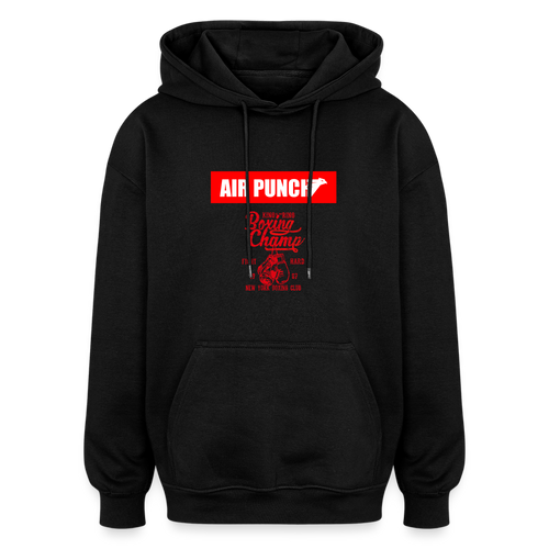 SWEAT OVERSIZE BYL BOXING - noir