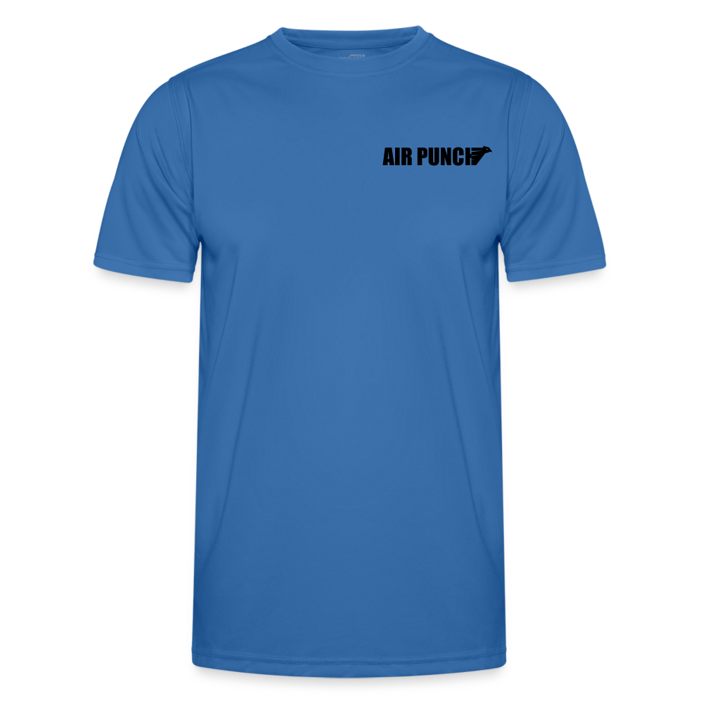 AIR PUNCH T shirt sport logo noir - bleu roi