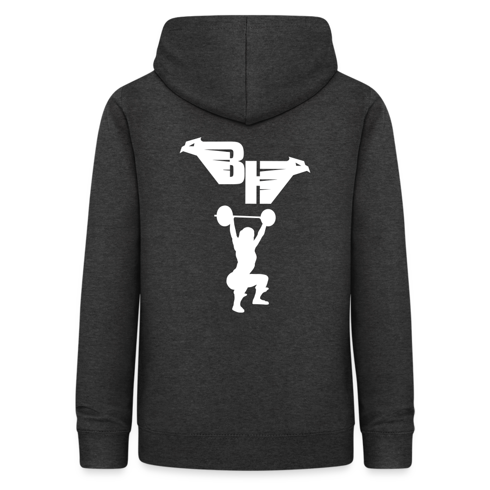 AIR JACKET Shadow Hawk Cropped Hoodie - charbon