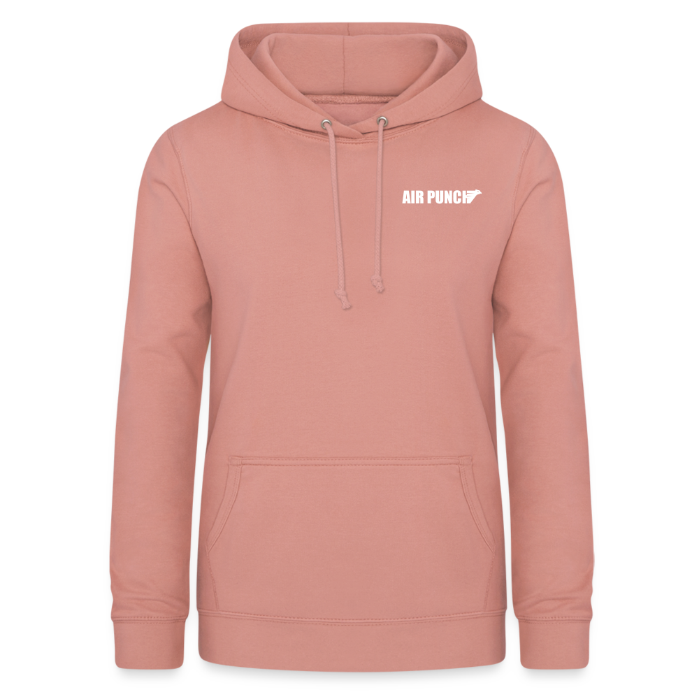 AIR JACKET Shadow Hawk Cropped Hoodie - rose poudré