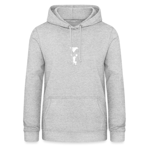 AIR JACKET Shadow Hawk Cropped Hoodie - gris clair chiné