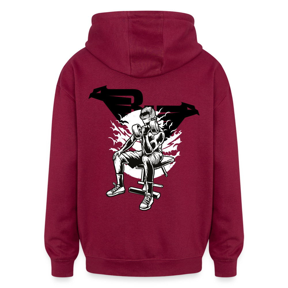 SWEAT OVERSIZE Muscle - bordeaux