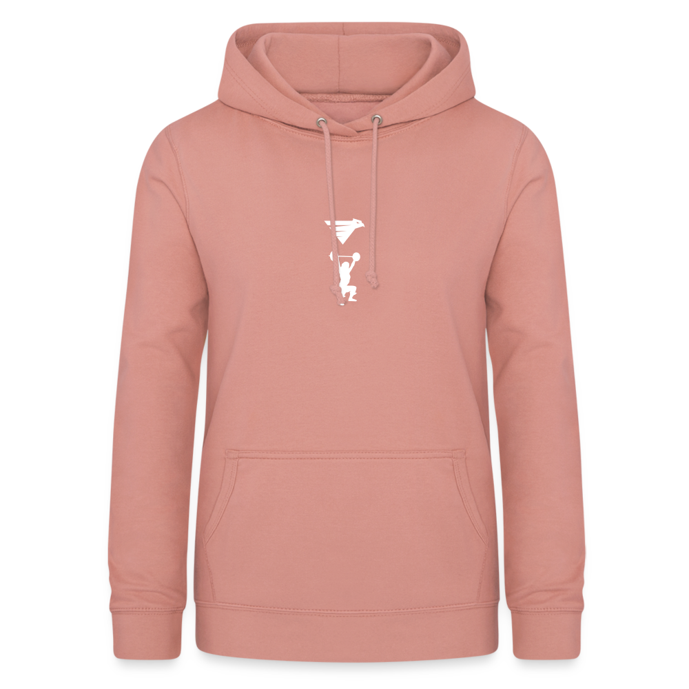 AIR JACKET Shadow Hawk Cropped Hoodie - rose poudré