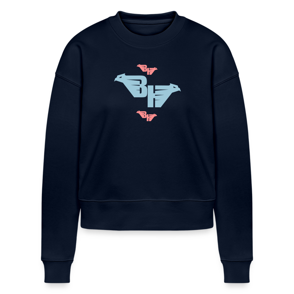 AIR JACKET Shadow Hawk Cropped Hoodie - bleu marine