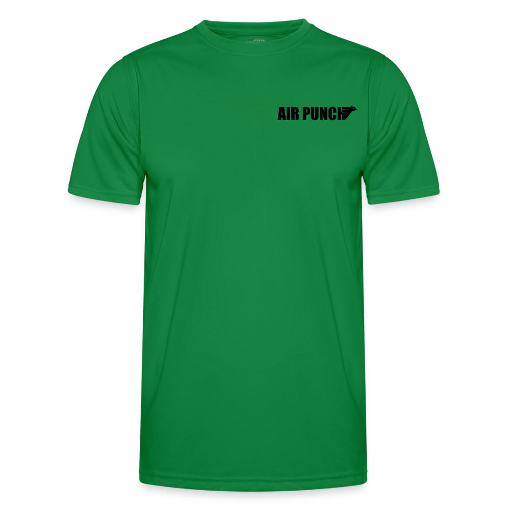 AIR PUNCH T shirt sport logo noir - vert