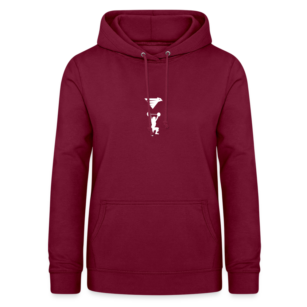 AIR JACKET Shadow Hawk Cropped Hoodie - bordeaux