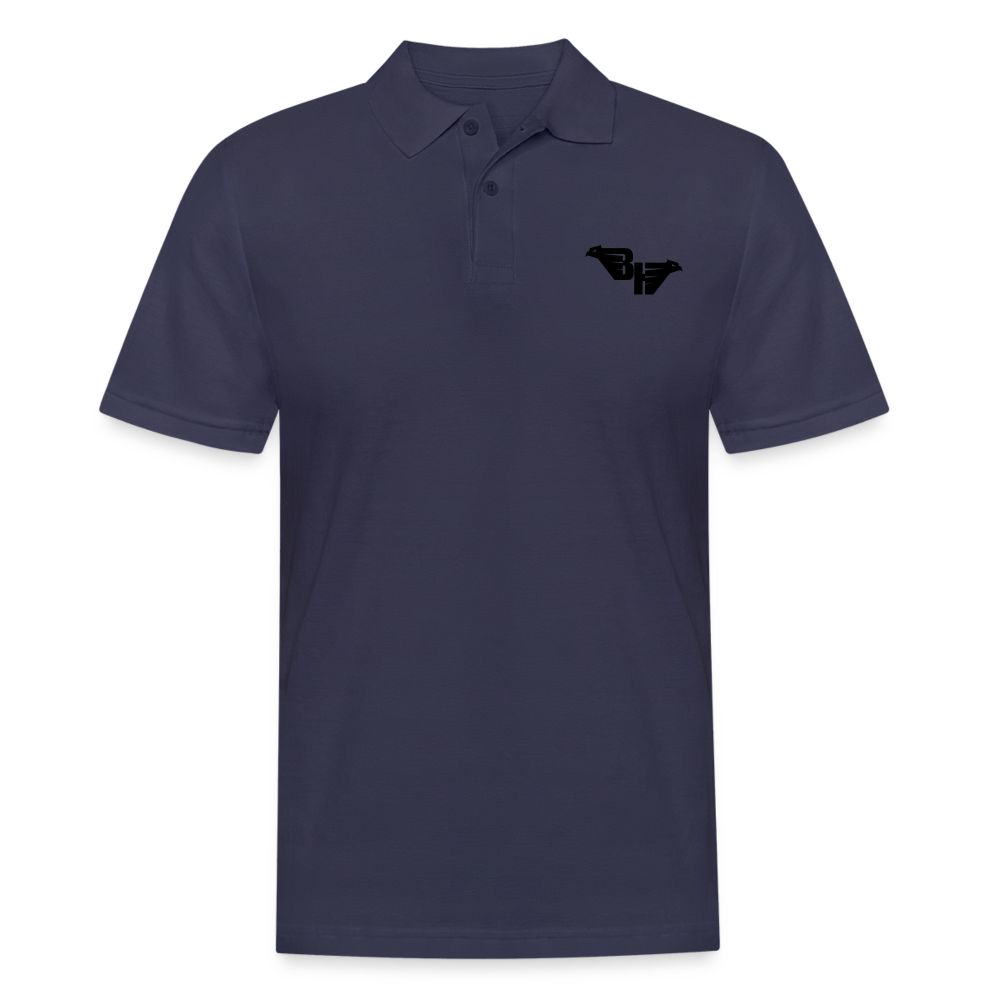 AIR PUNCH Polo logo noir - bleu marine