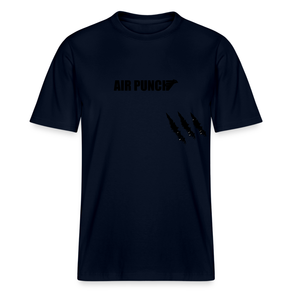 T shirt chaud Griffé - marine