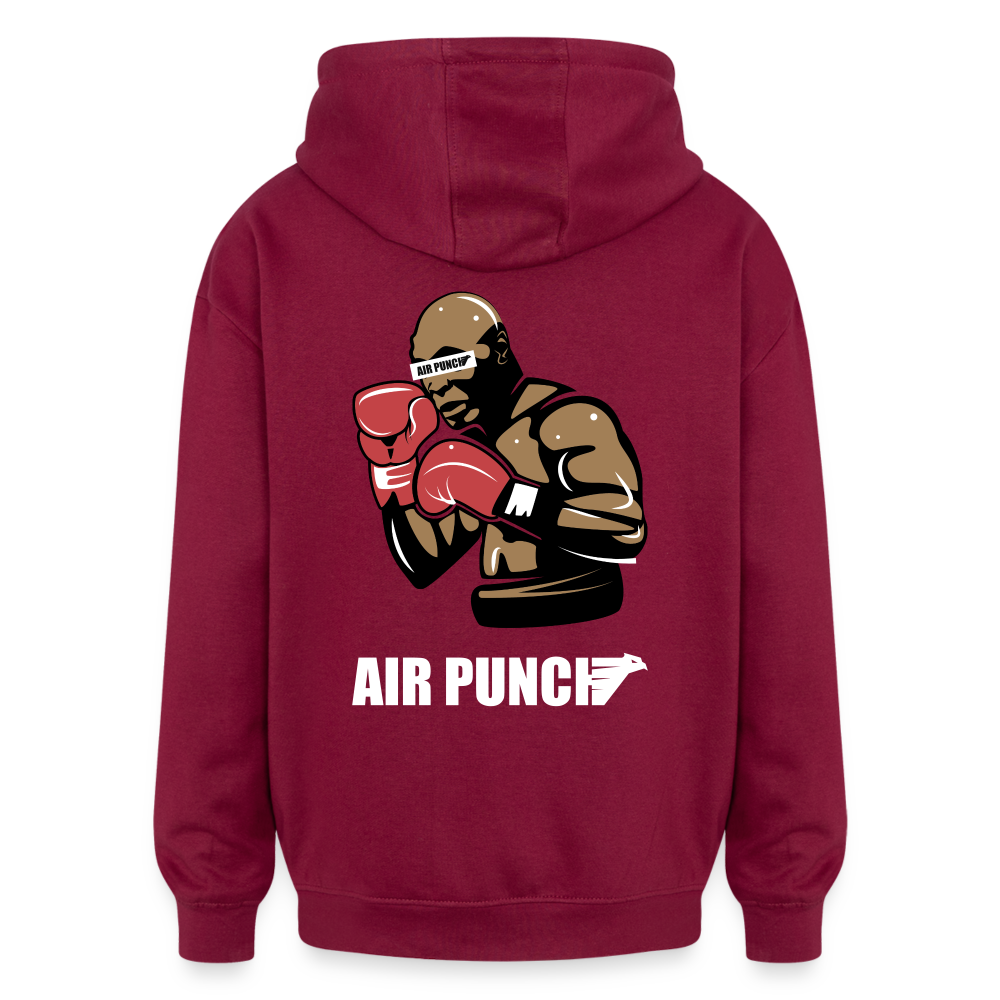 SWEAT OVERSIZE TYSONPUNCH - bordeaux