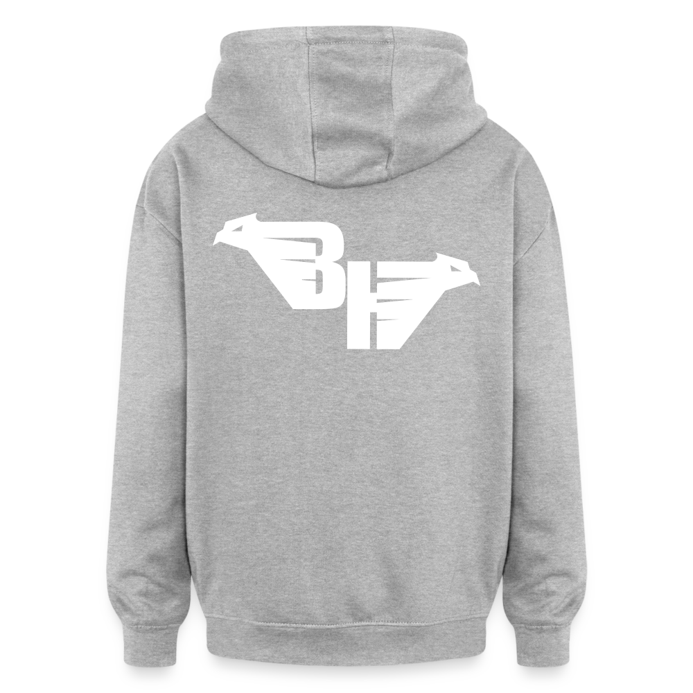 SWEAT OVERSIZE BH - gris chiné