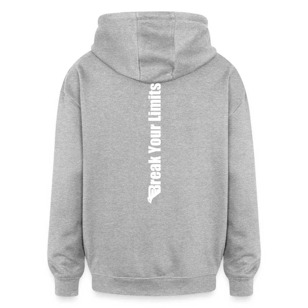 SWEAT OVERSIZE BYL - gris chiné