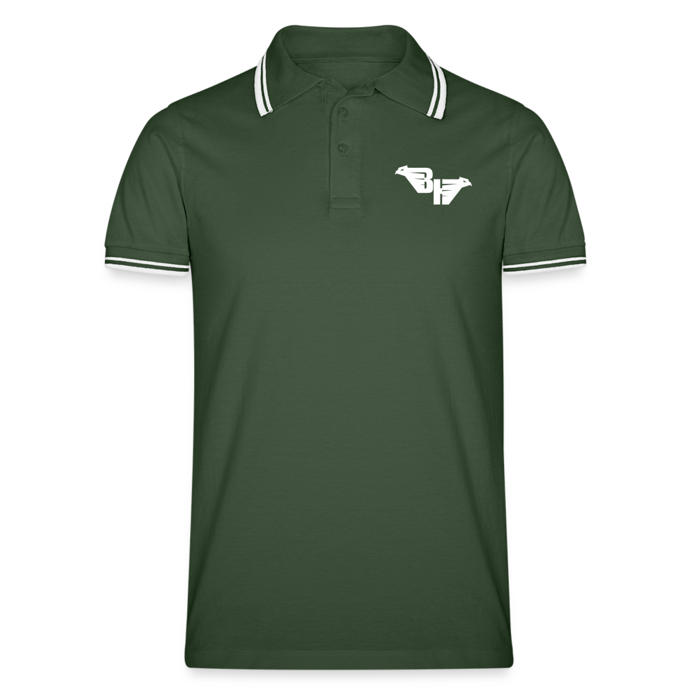 AIR PUNCH Polo Ligne - vert sapin/blanc
