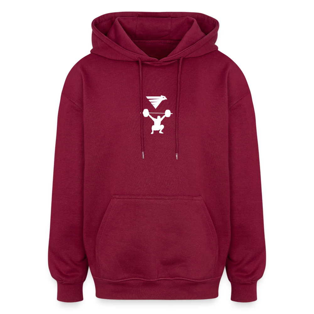 SWEAT OVERSIZE Souleve - bordeaux