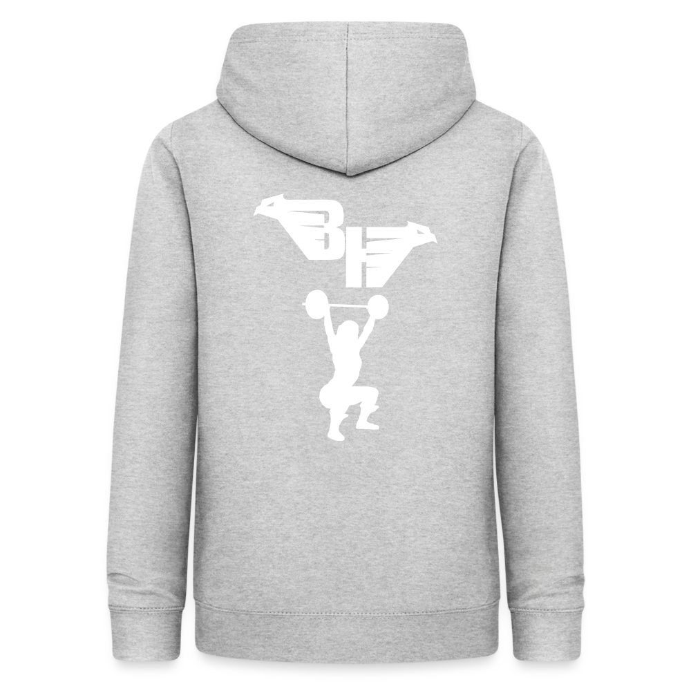 AIR JACKET Shadow Hawk Cropped Hoodie - gris clair chiné