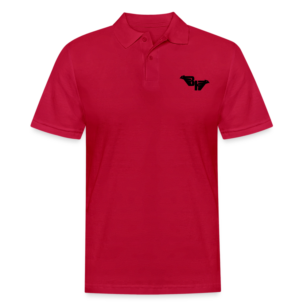 AIR PUNCH Polo logo noir - cherry red