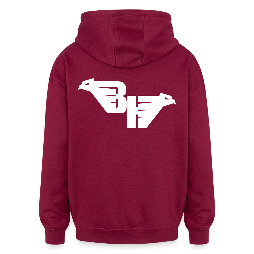 SWEAT OVERSIZE BH - bordeaux