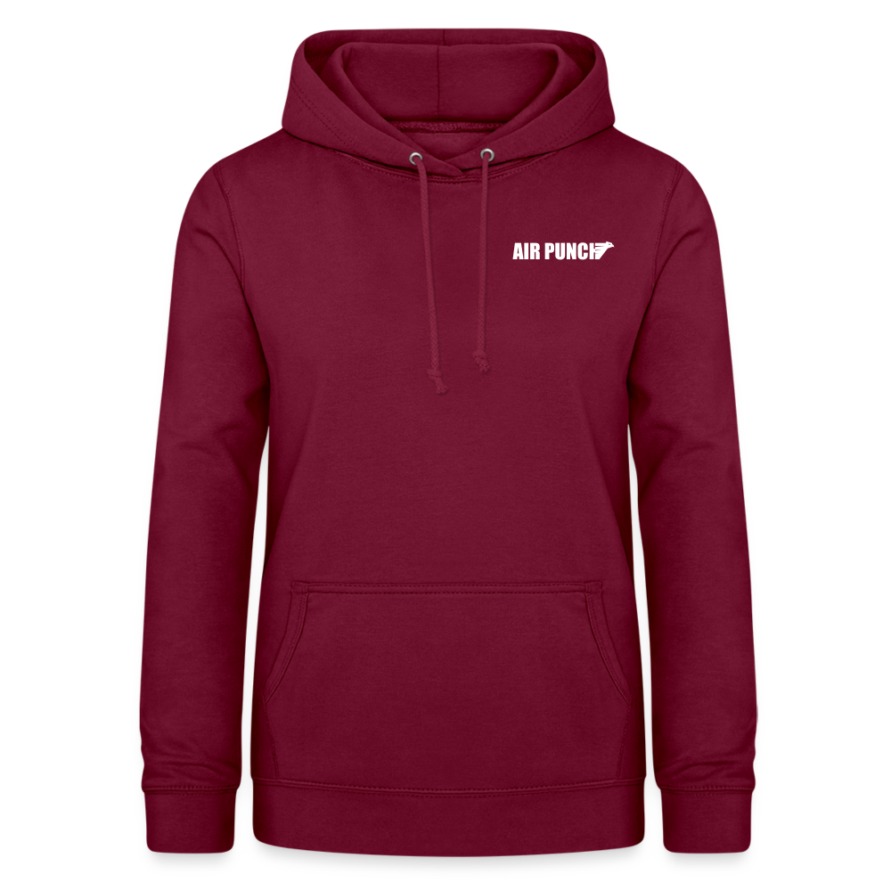 AIR JACKET Shadow Hawk Cropped Hoodie - bordeaux