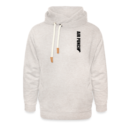 SWEAT cache cou airpunch noir - beige chiné