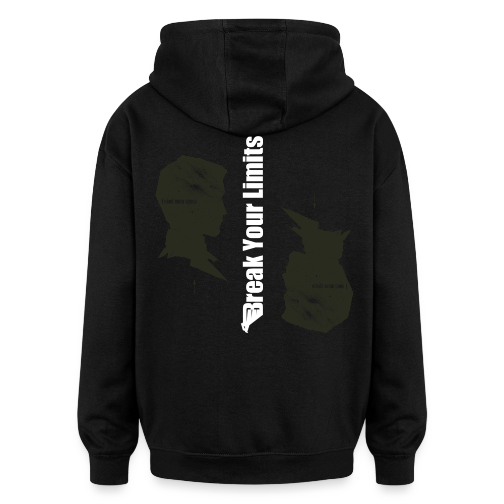 SWEAT OVERSIZE BYL 2 Faces - noir
