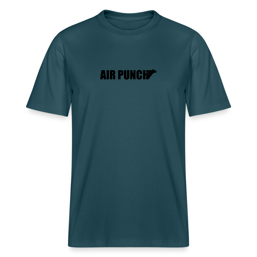 T shirt lourd - bleu pétrole foncé