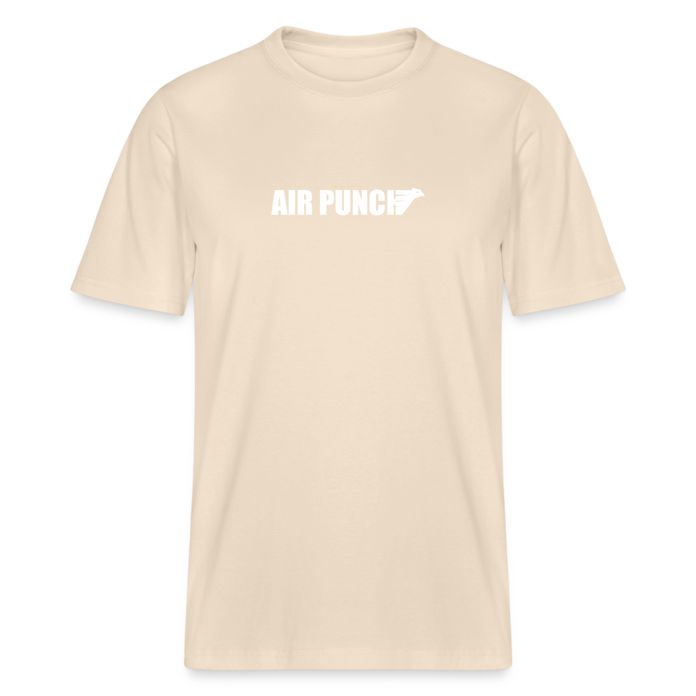 T shirt coton Lourd - blanc cassé