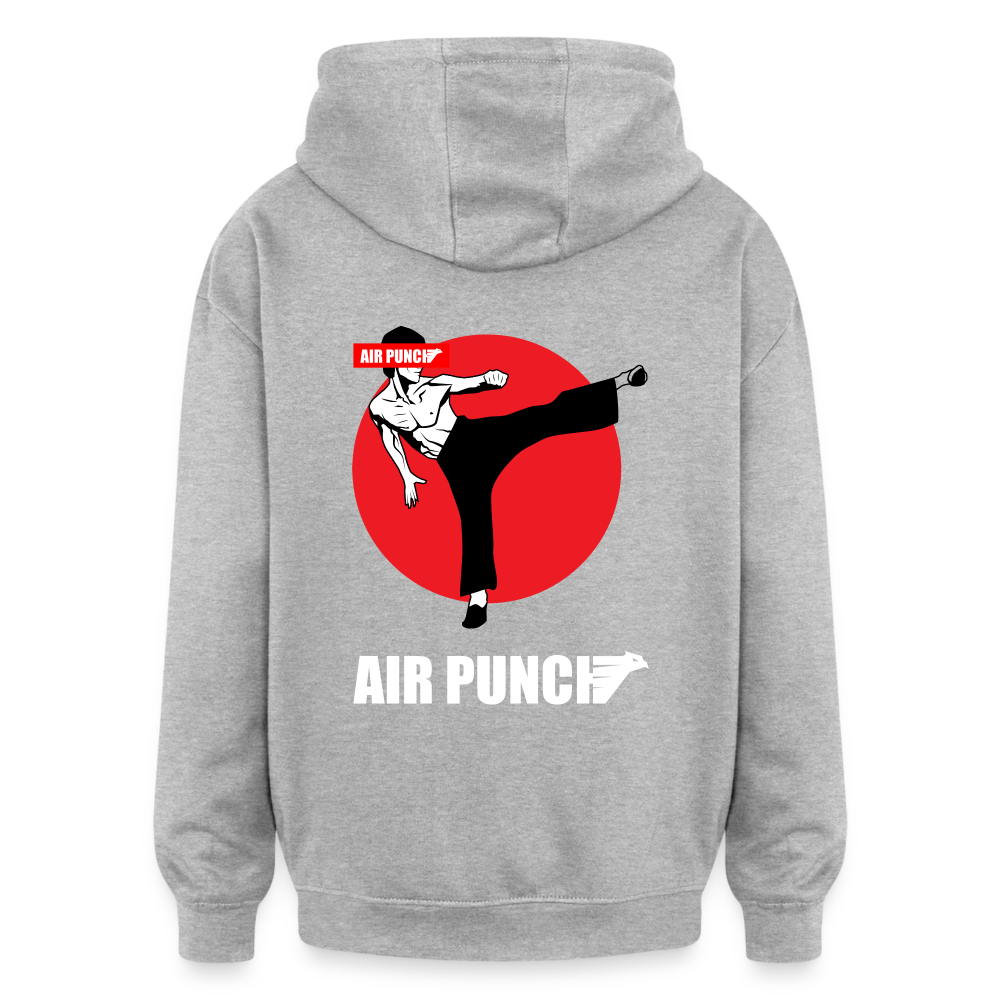 SWEAT OVERSIZE LEE PUNCH - gris chiné