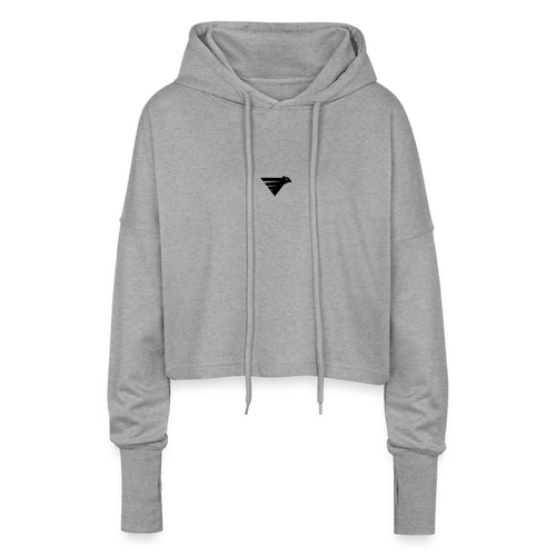 AIR JACKET Shadow Hawk Cropped Hoodie - gris chiné