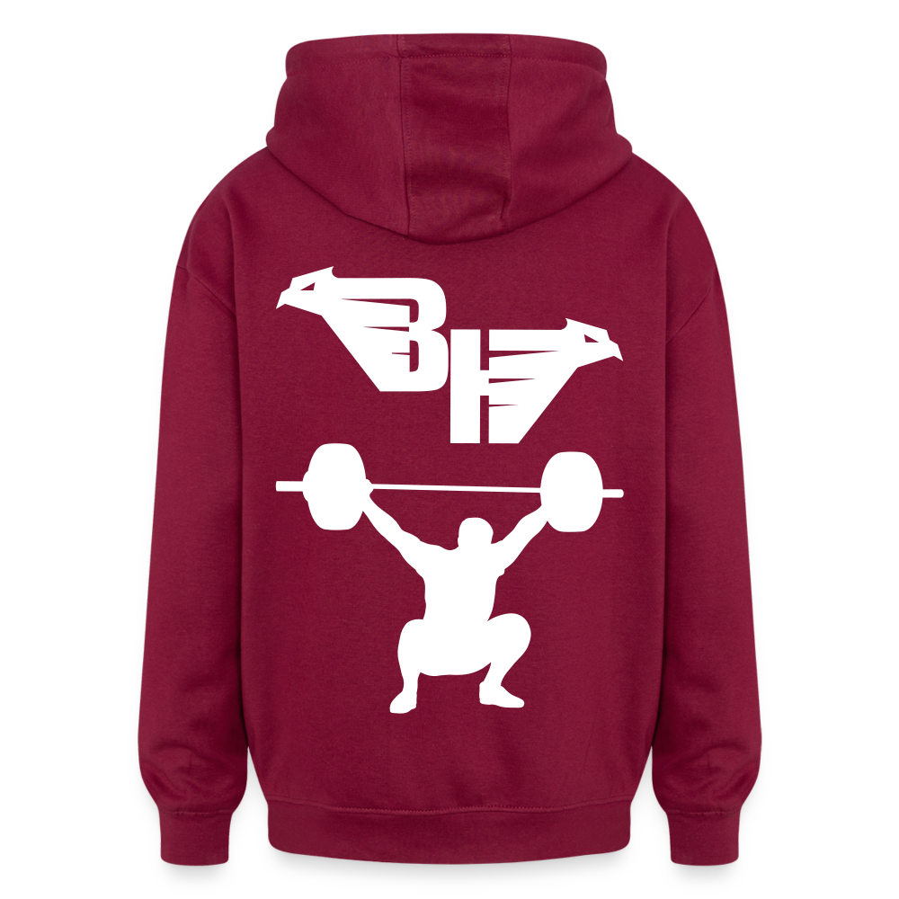 SWEAT OVERSIZE Souleve - bordeaux
