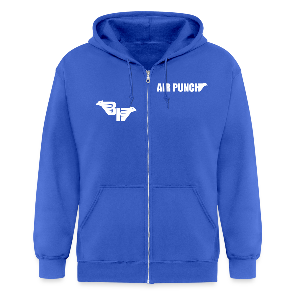 VESTE epaisse - bleu roi