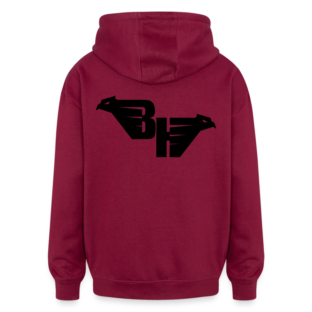 SWEAT OVERSIZE - bordeaux