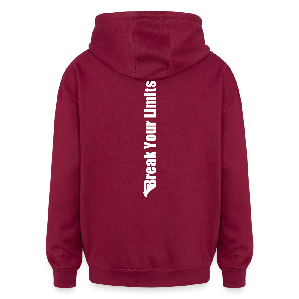 SWEAT OVERSIZE BYL - bordeaux