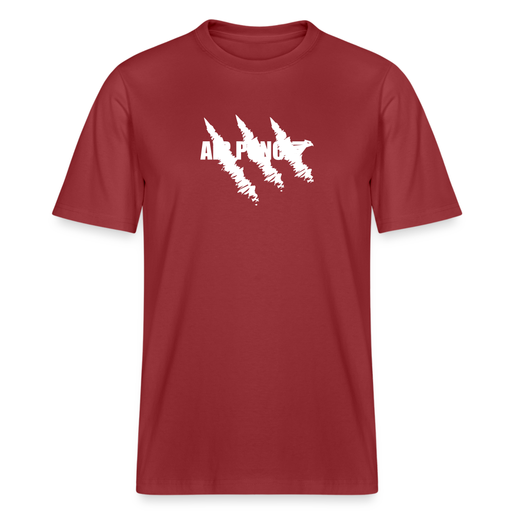 T shirt Griffé - rouge terre