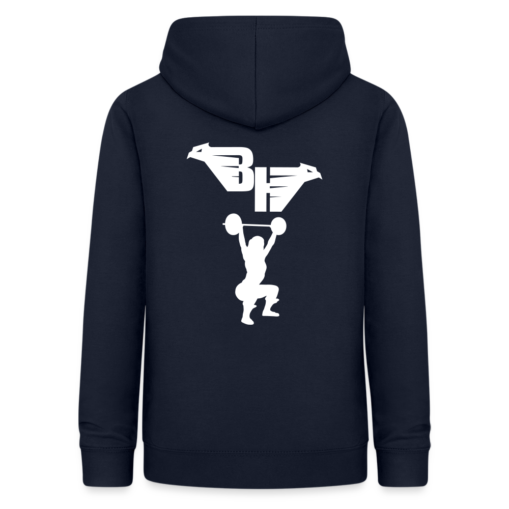 AIR JACKET Shadow Hawk Cropped Hoodie - marine
