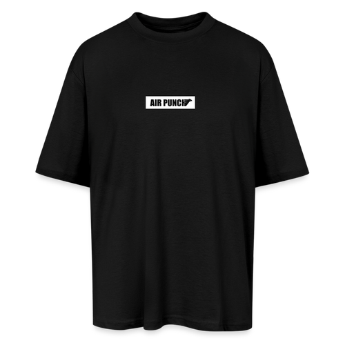 AIR PUNCH Oversize plaque blanche noir - noir