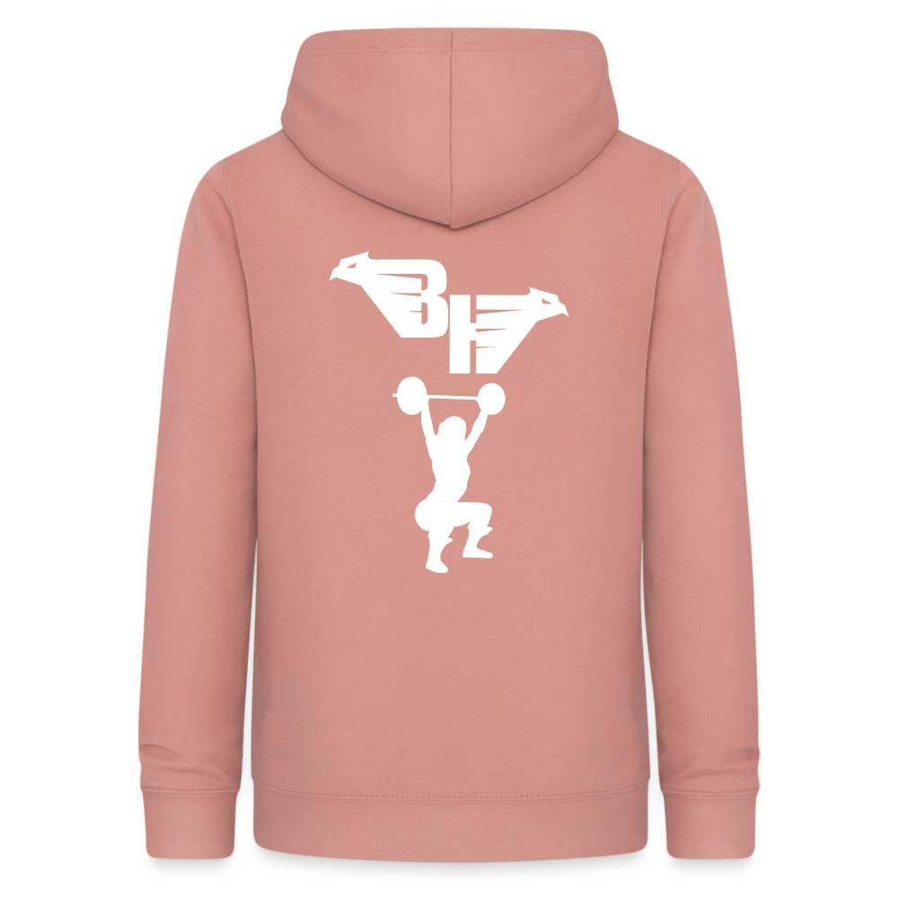 AIR JACKET Shadow Hawk Cropped Hoodie - rose poudré