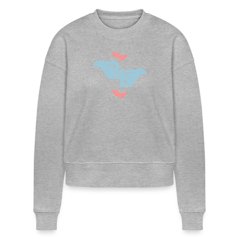 AIR JACKET Shadow Hawk Cropped Hoodie - gris chiné