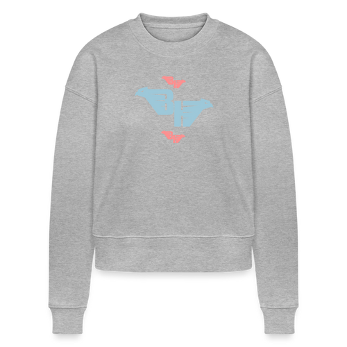AIR JACKET Shadow Hawk Cropped Hoodie - gris chiné