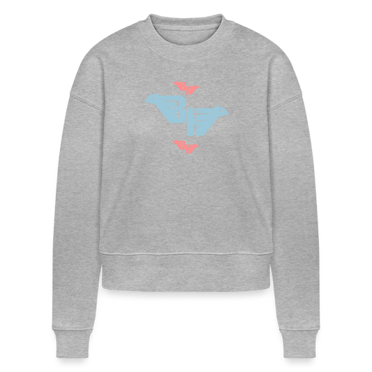 AIR JACKET Shadow Hawk Cropped Hoodie - gris chiné