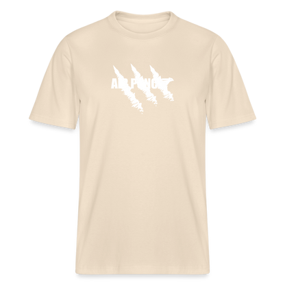 T shirt Griffé - blanc cassé