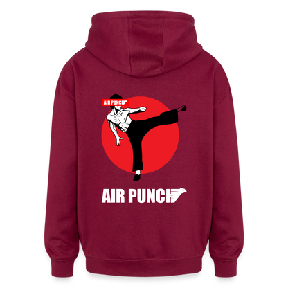 SWEAT OVERSIZE LEE PUNCH - bordeaux
