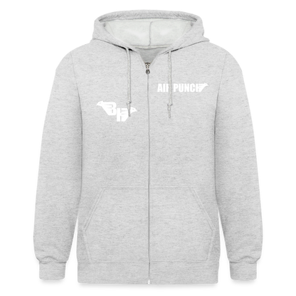 VESTE epaisse - blanc chiné