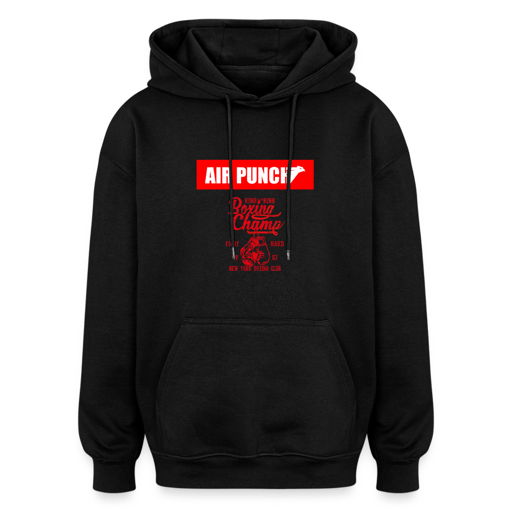 SWEAT OVERSIZE BYL BOXING - noir
