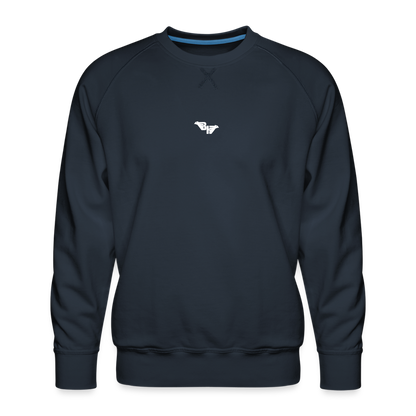 SWEAT col rond - marine