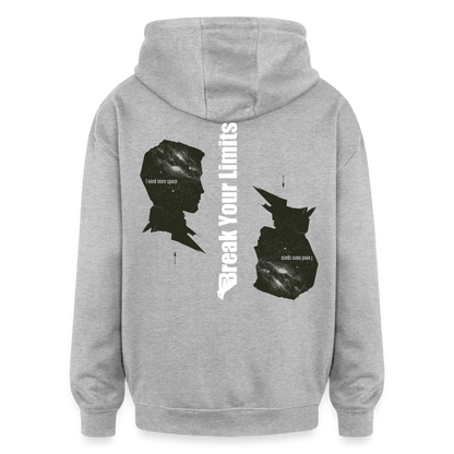 SWEAT OVERSIZE BYL 2 Faces - gris chiné