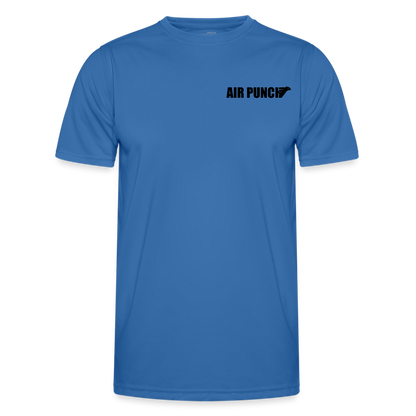 AIR PUNCH T shirt sport logo noir - bleu roi