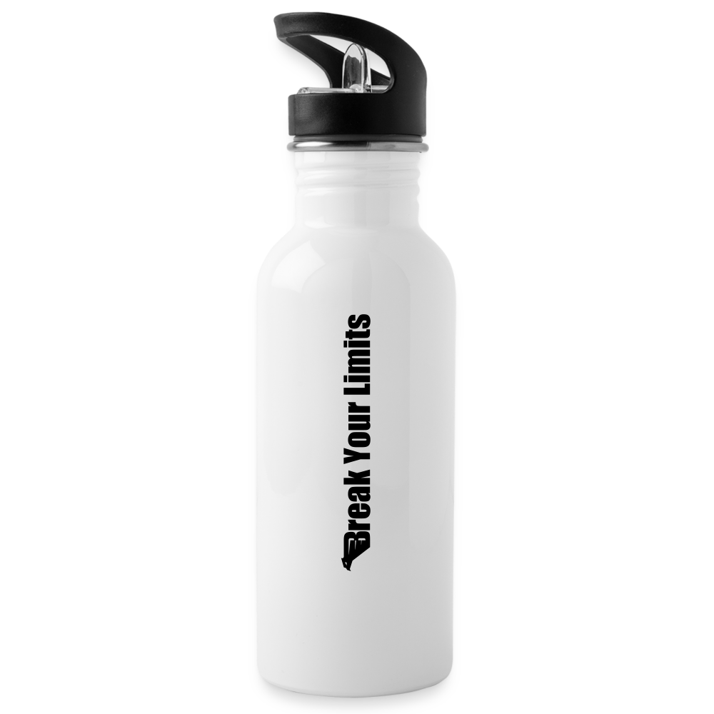 Gourde No Limits Black - blanc