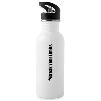 Gourde No Limits Black - blanc